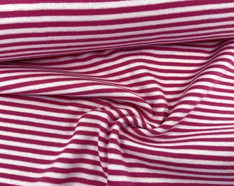 Manchetten - roze/wit gestreept