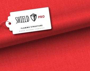 Jersey Shield Pro - Unistructuur in vlammen | Hamburger Liebe & Albstoffe