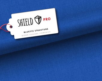 Jersey Shield Pro - Uni Structuur in blauw | Hamburger Liebe & Albstoffe