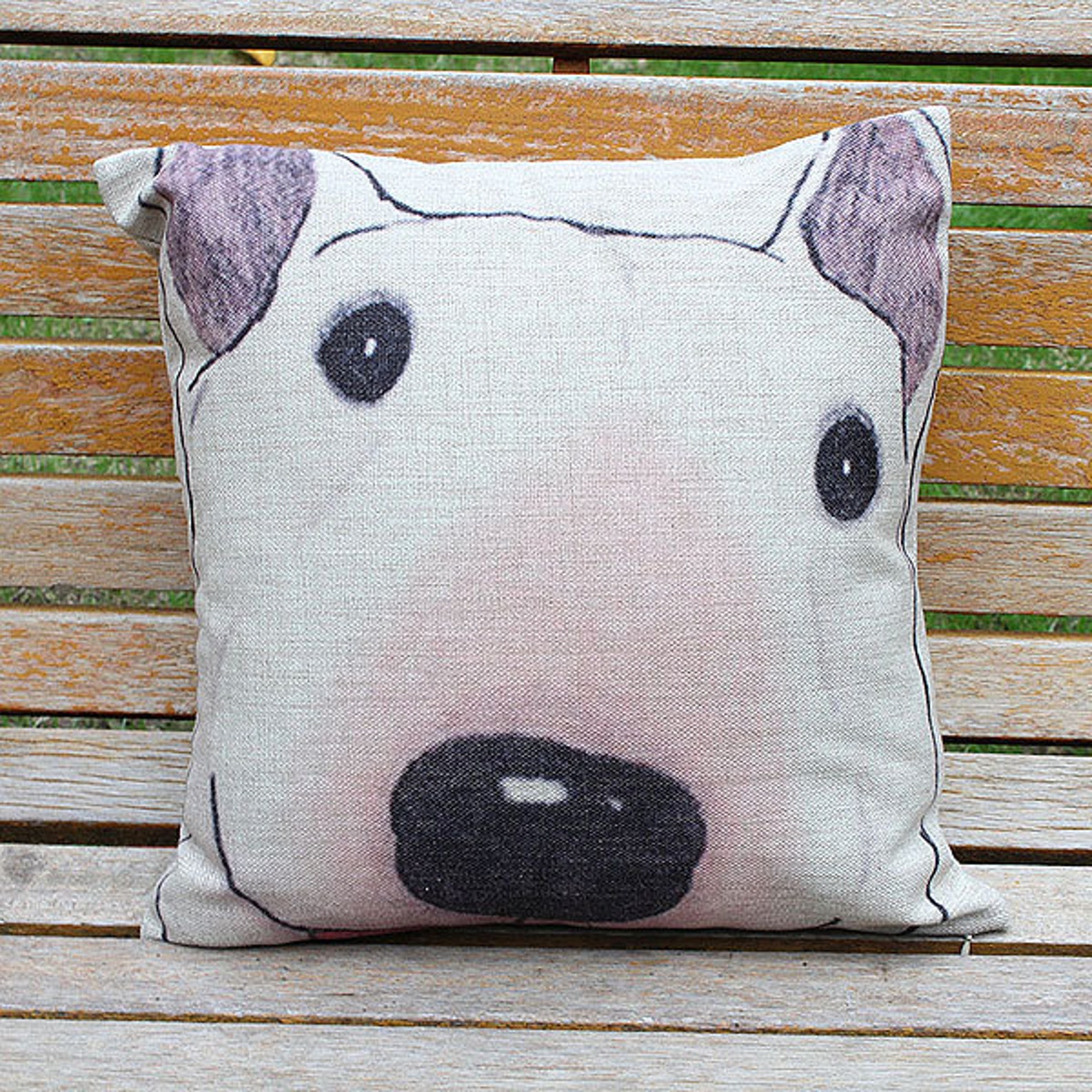 Cute dog Decorative Pillow Case Printing Cute dog pattern Etsy
