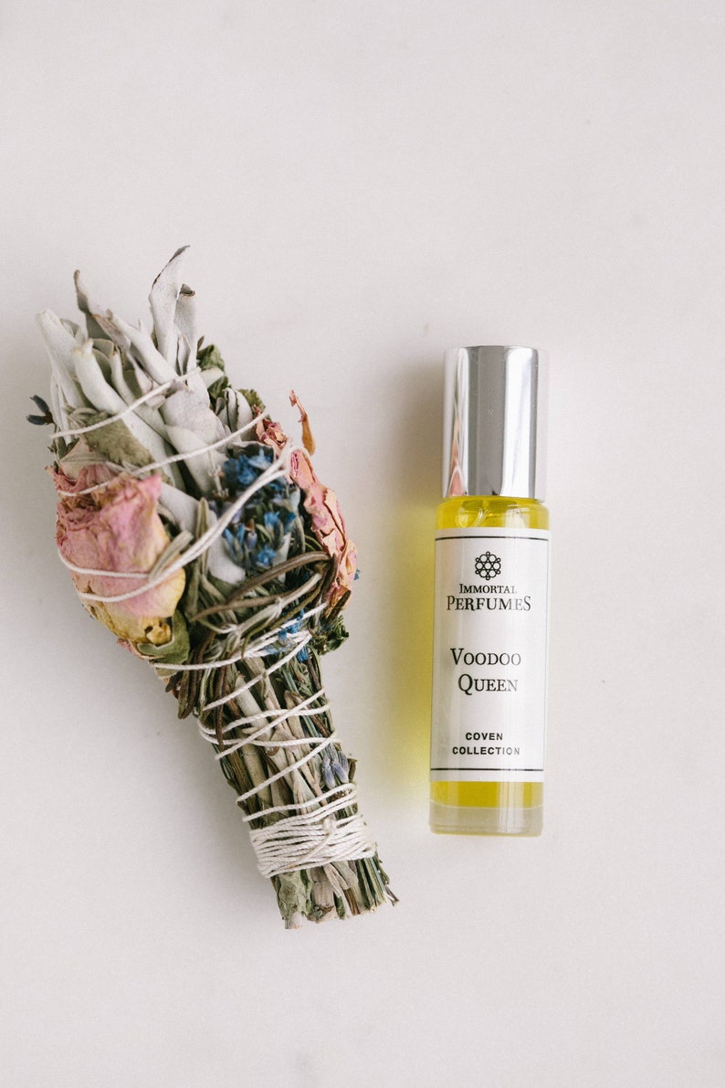 Voodoo Queen Palo Santo Rose Black Cardamom Saffron Etsy