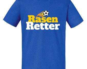 Rasen Retter – Fußball T-Shirt für Erwachsene, S–XXL