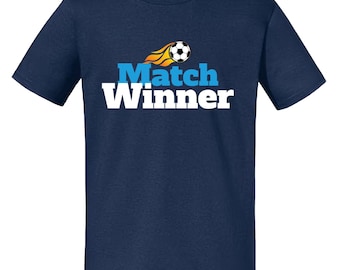 Match Winner – Fußball T-Shirt für Erwachsene, S–XXL