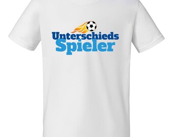 Unterschieds Spieler – Fußball T-Shirt für Erwachsene, S–XXL