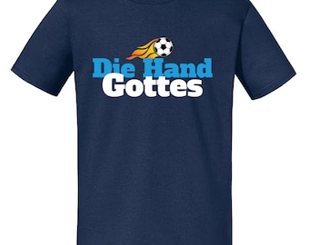 Die Hand Gottes – Fußball T-Shirt für Erwachsene, S–XXL