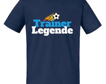 Trainer Legende – Fußball T-Shirt für Erwachsene, S–XXL