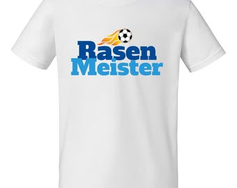 Rasen Meister – Fußball T-Shirt für Erwachsene, S–XXL