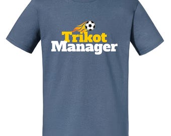 Trikot Manager – Fußball T-Shirt für Erwachsene, S–XXL