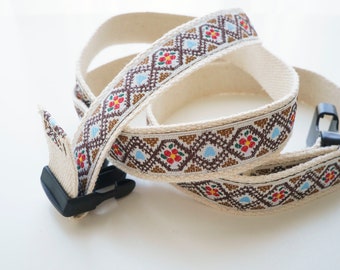 Off white aztec pattern chalk bag belt / embroidery belt