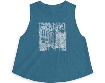 Top corto de Broadway y Wall Street