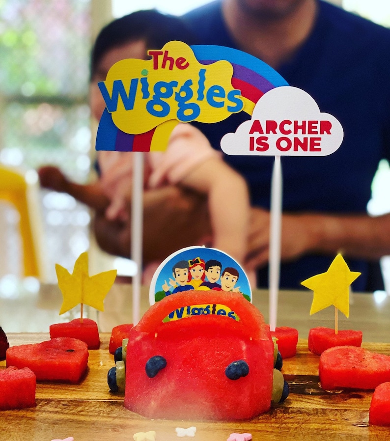 THE WIGGLES Cake Topper Emma Wiggles Theme Party Etsy Australia