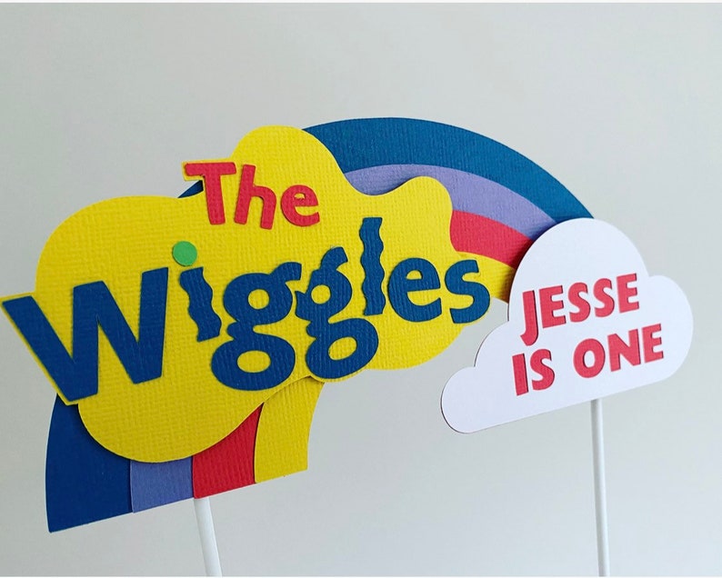 THE WIGGLES Cake Topper Emma Wiggles Theme Party Etsy Australia