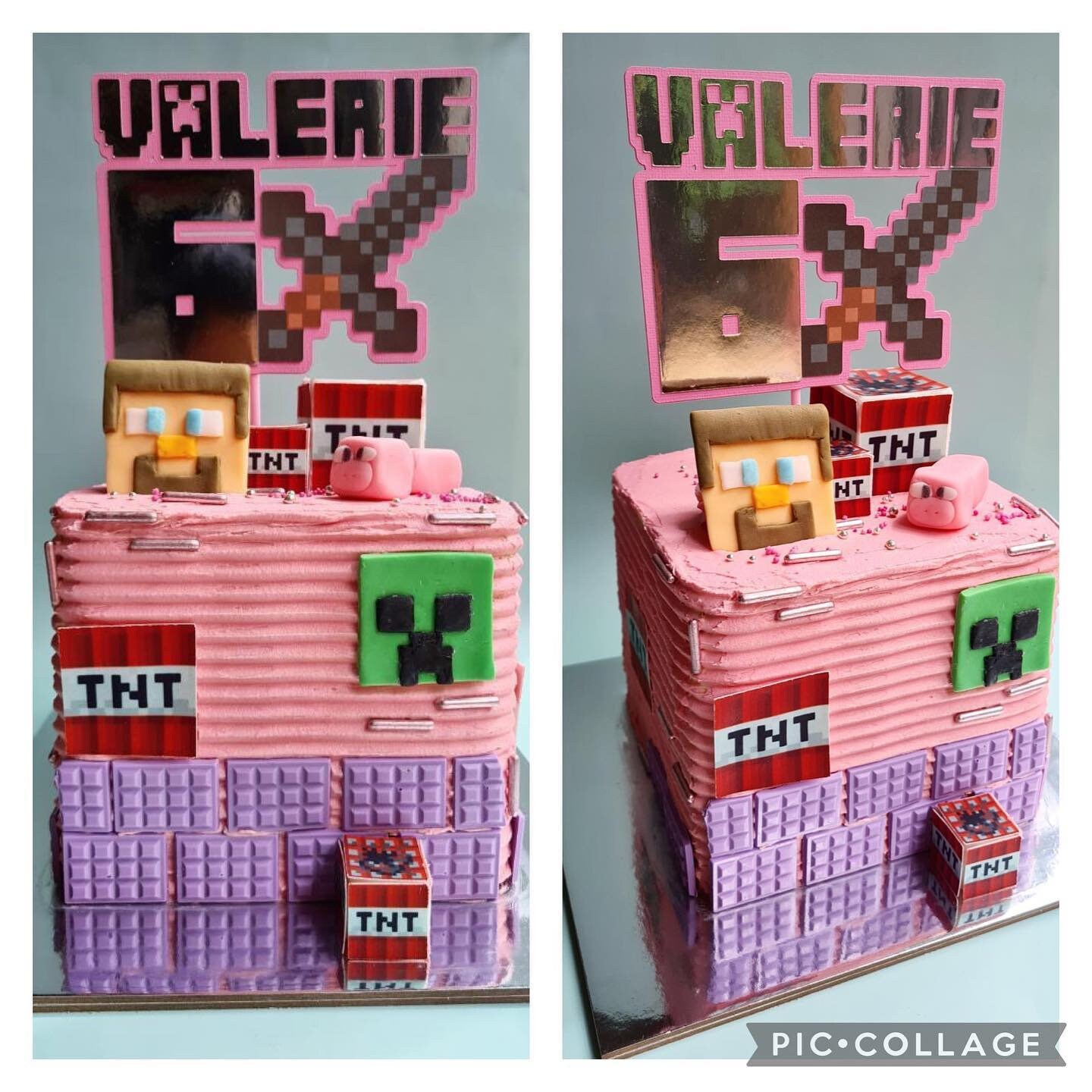 Minecraft Birthday Cake Topper Personalized for Sale in Margate, FL -  OfferUp