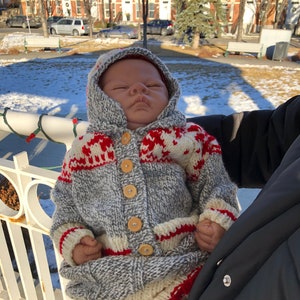 Baby boy cream cardigan top