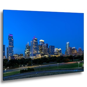 Texas Art Print, Austin Skyline Wall Art, Downtown Austin (Fine Art Photography)