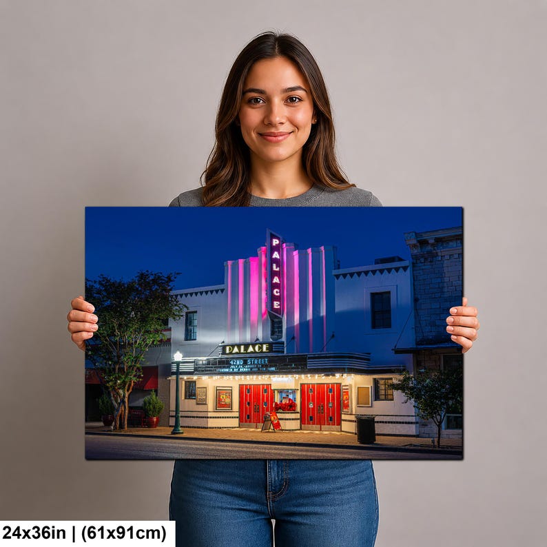 Texas Art Print, Georgetown Square Wall Art, Palace Theater (Fine Art Photography) image 12