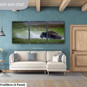 Bison Dust Bath Yellowstone Lamar Valley Fine Art bild 18