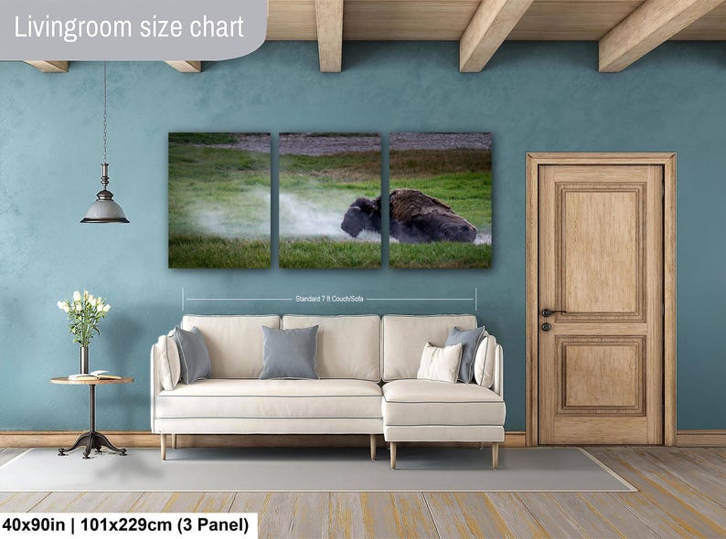 Bison Dust Bath Yellowstone Lamar Valley Fine Art bild 18