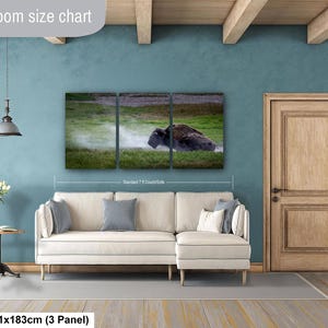 Bison Dust Bath Yellowstone Lamar Valley Fine Art bild 16