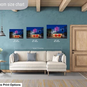 Texas Art Print, Georgetown Square Wall Art, Palace Theater (Fine Art Photography) 24x36 inches