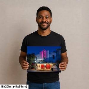 Texas Art Print, Georgetown Square Wall Art, Palace Theater (Fine Art Photography) image 11