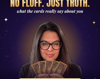 Tarot Card Reading No Fluff Just Truth, Honest Psychic Reading, Etsy Witch Love Reading, Career, Future Reading, Written PDF in 24 Hours