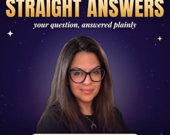 Future Reading with Straight Answers, Honest Psychic Reading, Career Reading, Love Tarot Reading, Etsy Witch, Pay a Witch, Written PDF