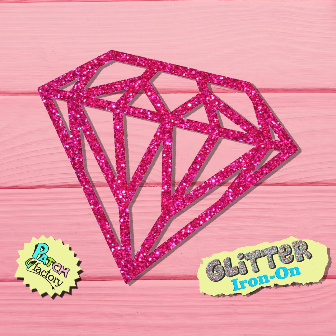 Glitter Diamond Iron-on Patch 33 Colors - Etsy