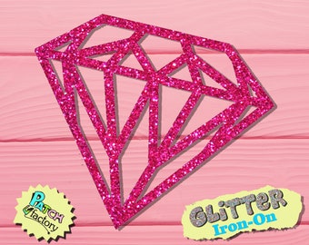 Glitter diamond iron-on patch 33 colors