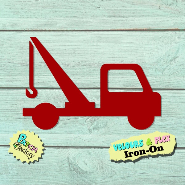 Tow Truck iron on-patch 49 colors