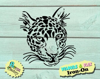 Iron-on patch leopard 49 colors