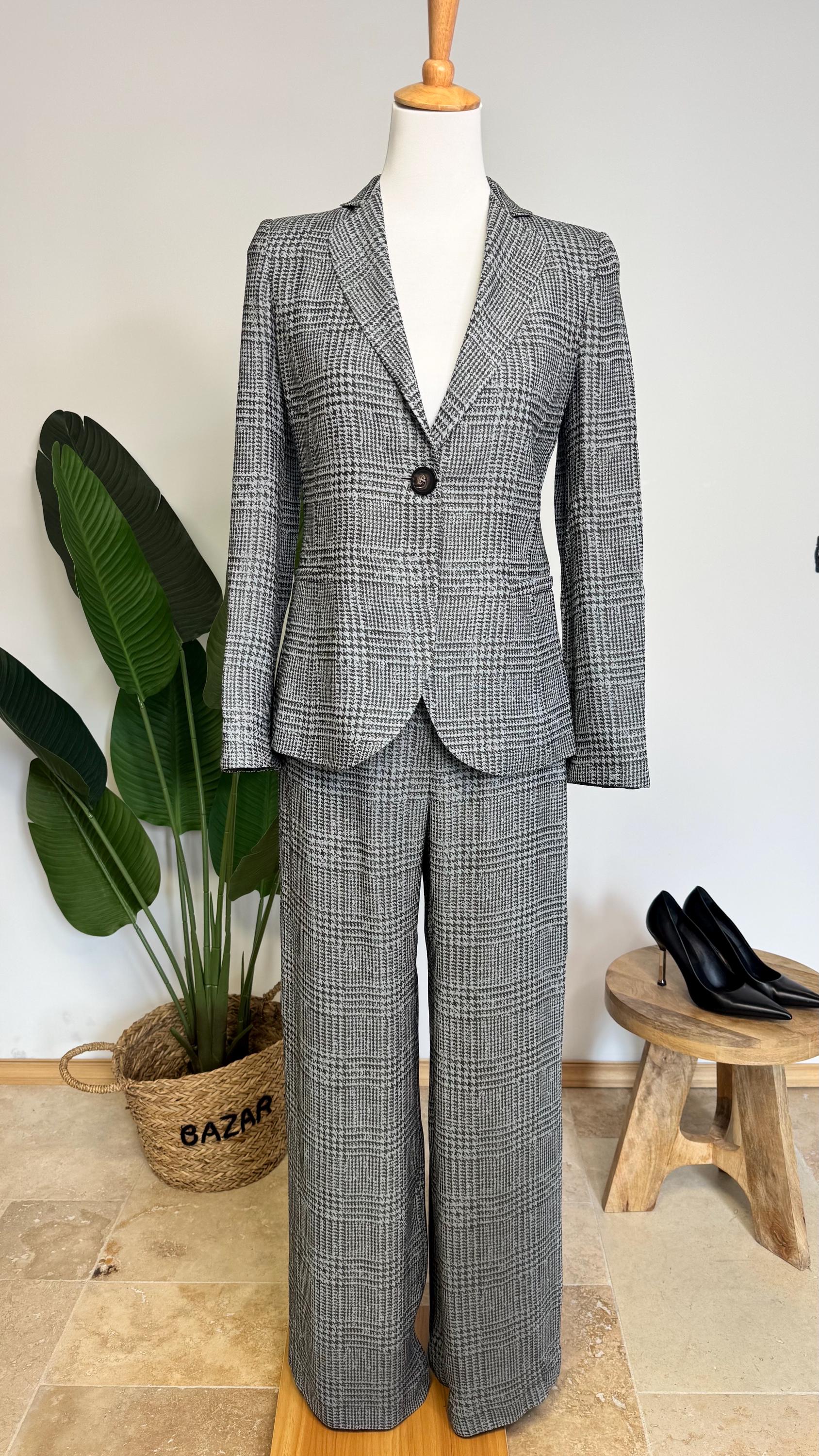 パンツ 00s EMPORIO ARMANI Wide Check Slacks Emporio Armani Trousers - Etsy