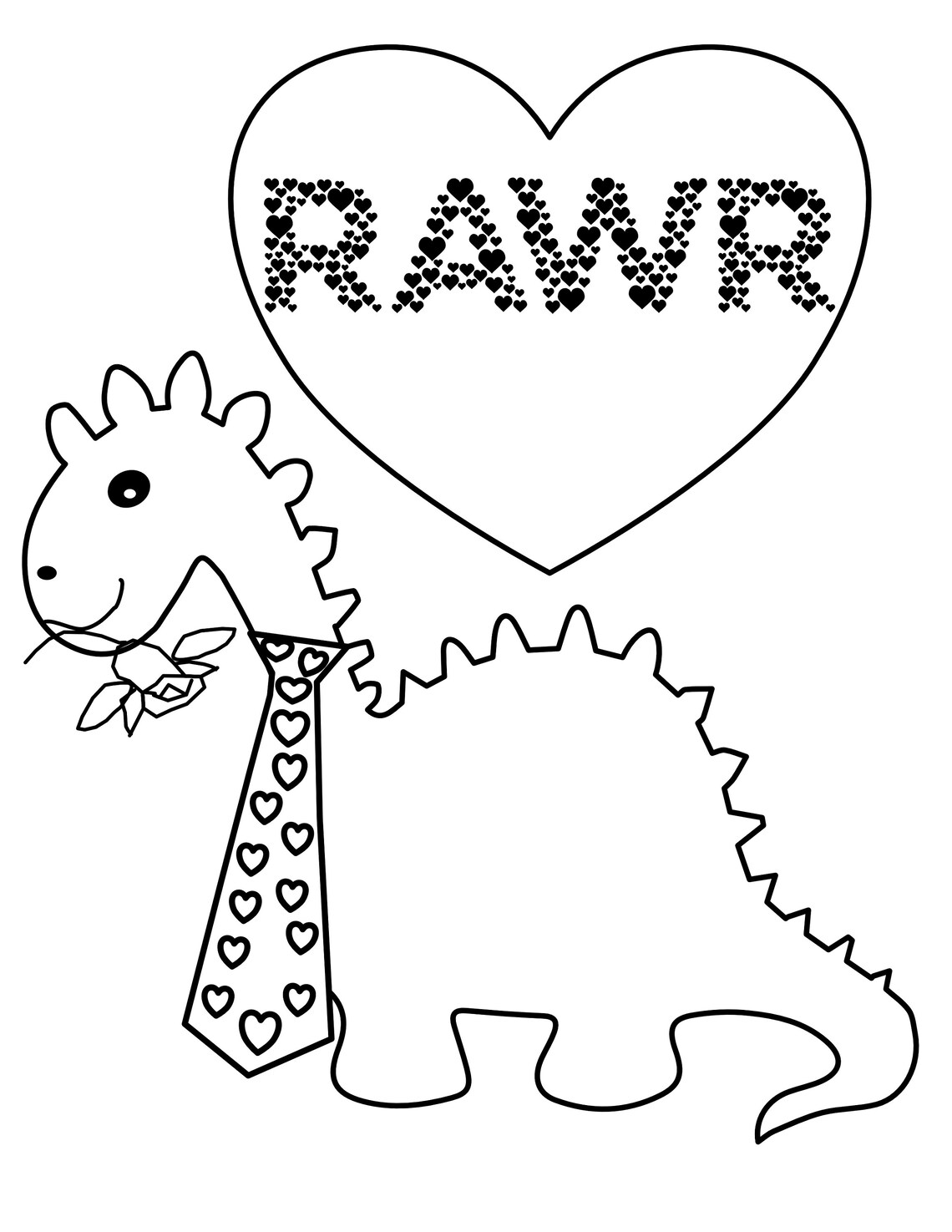 Printable Valentine Coloring Pages, Kids Coloring Pages, Instant ...