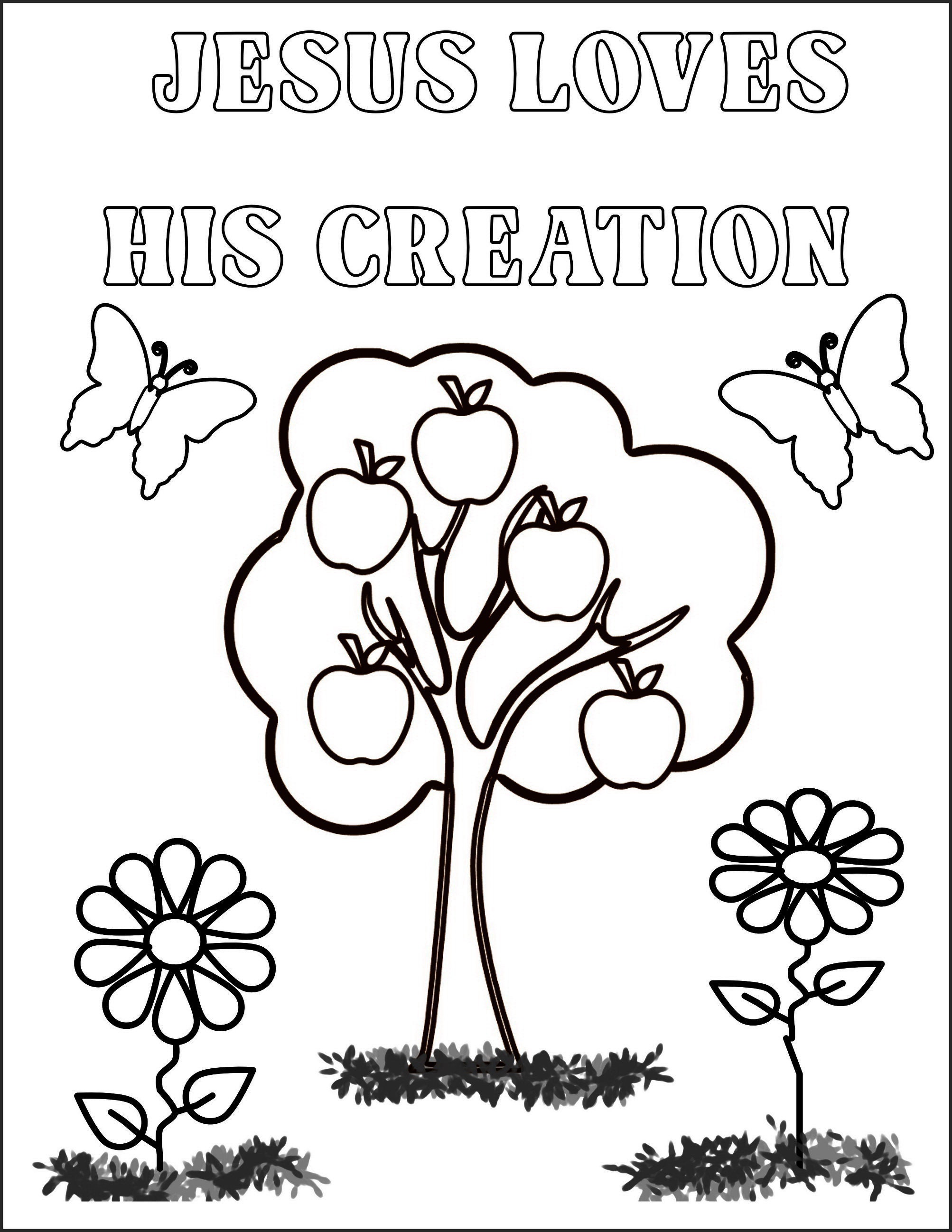 Printable Coloring Pages Jesus Loves You Valentine Instant - Etsy Australia