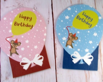 Handmade Gift Card Holder, Kids Gift Card Holder, Birthday Gift Card Holder