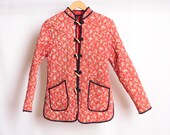 floral QUILTED vintage minimalist cotton UNIQUE jacket