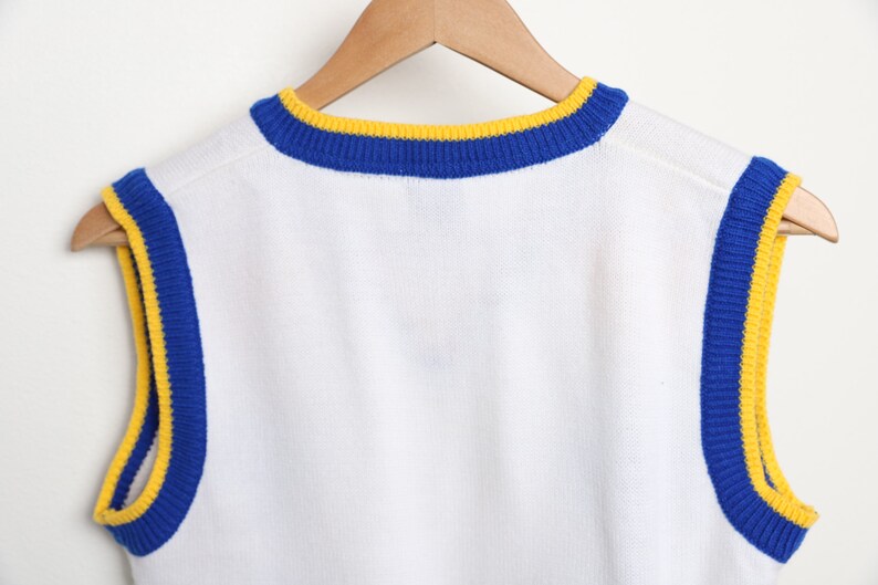 vintage 90s y2k FUBU argyle streetwear SWEATER vest top women/'s size medium