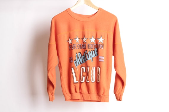 80s style sweatshirt