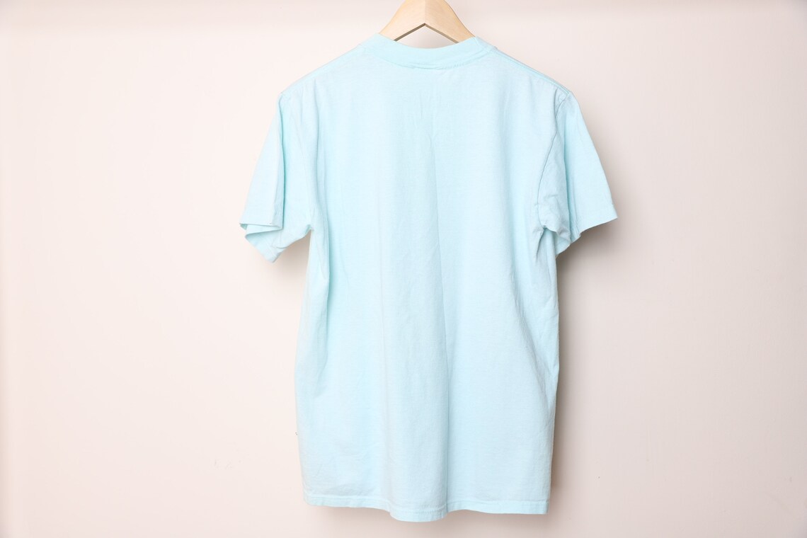 Vintage light BLUE hawaii VOLLEYBALL surf 1980s vintage Etsy