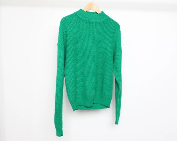 Green slouchy best sale sweater