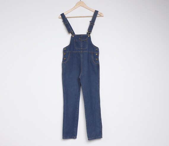 blue jean overalls