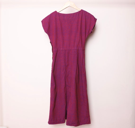 vintage MID-CENTURY purple/red marbled vintage 196