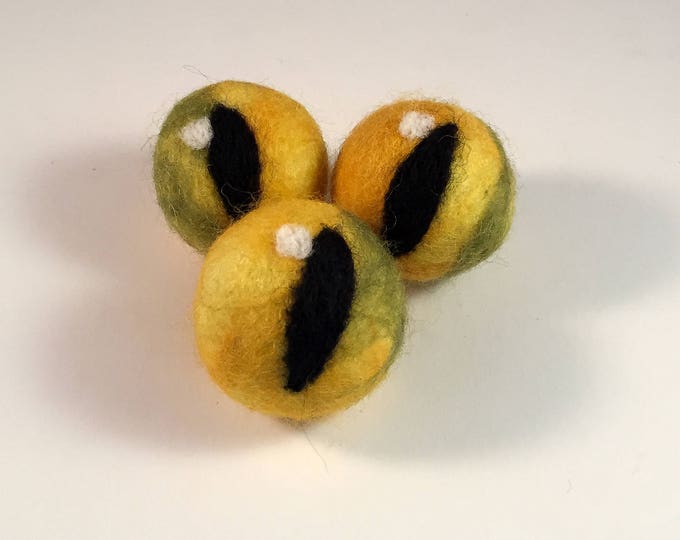 Set of 3 Felt Cat Balls Best Cat Toys Cat Accessories Cat Etsy