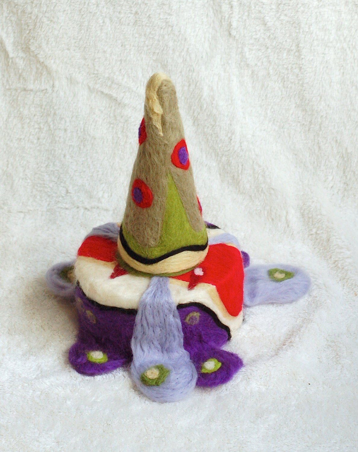 Felt Sculpture With Lots of Colors Felted Wool Sculpture - Etsy Singapore