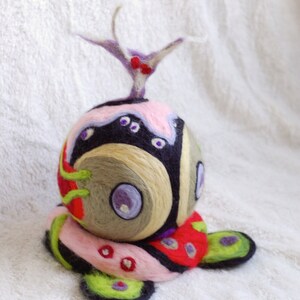 Felt Art OOAK Hand Felted Sculpture With Lots of Colors - Etsy