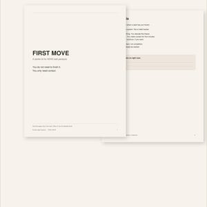 Kit imprimible para la parálisis por tareas en el TDAH / Hojas de inicio para el primer contacto (PDF, Goodnotes)