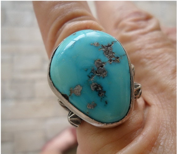 Natural High to Gem Grade MORENCI TURQUOISE Sterl… - image 9