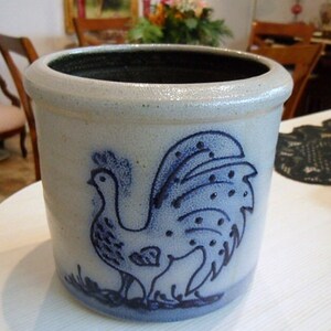 Rowe Pottery Rooster - Etsy Rowe Pottery Rooster - Etsy