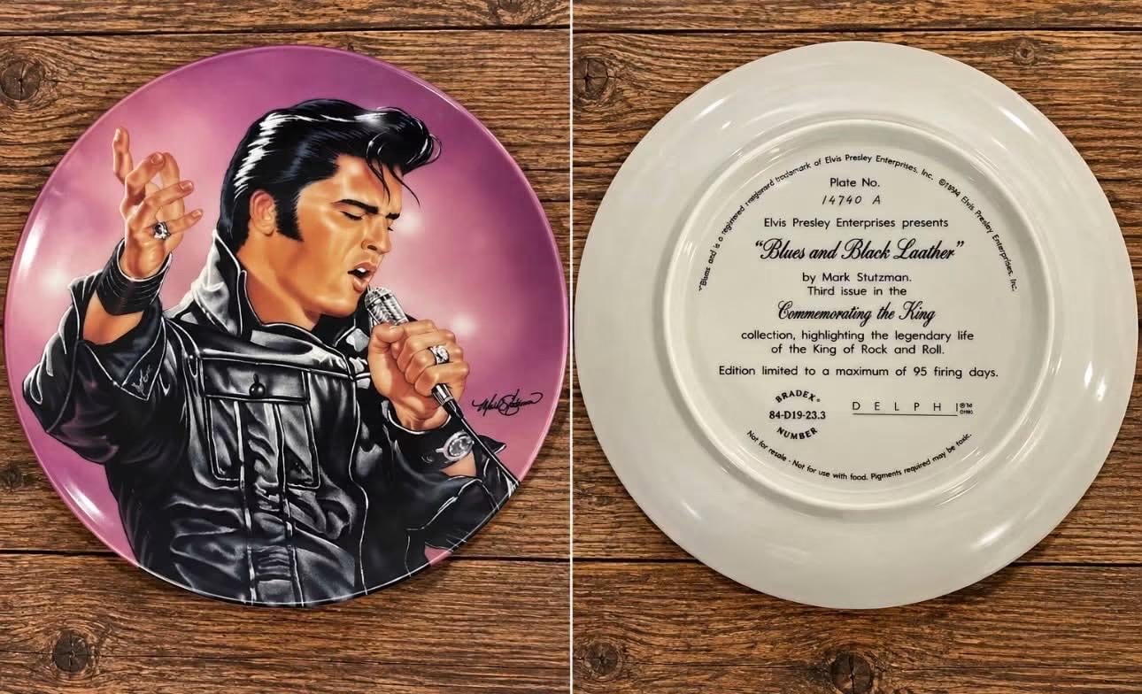 Elvis Collectible Plate - Etsy