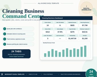 Cleaning Business Quote and Pricing Calculator